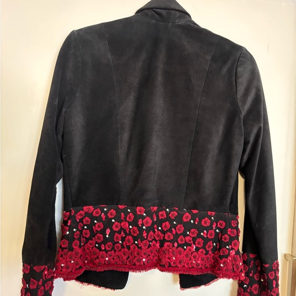 Vintage Betsey Johnson Suede Jacket Size S - Picture 2 of 7